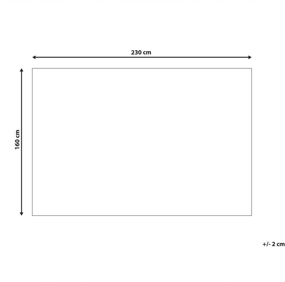 Beliani Kilimas ERZIN kreminės baltos spalvos 160 x 230 cm