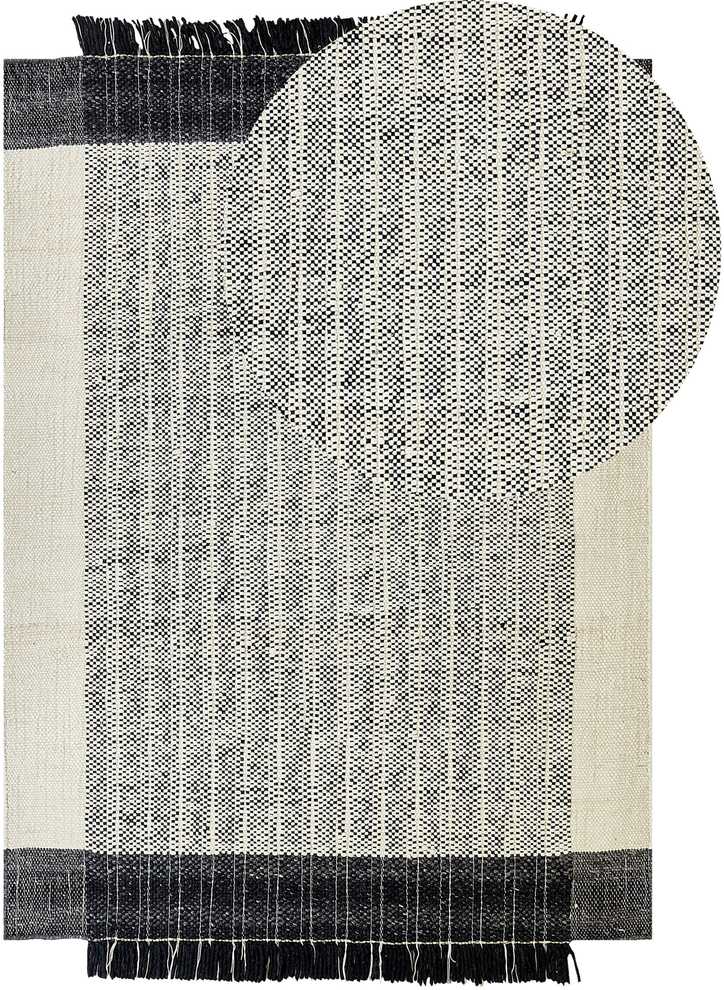 Beliani Kilimas KETENLI baltas 160 x 230 cm vilnos