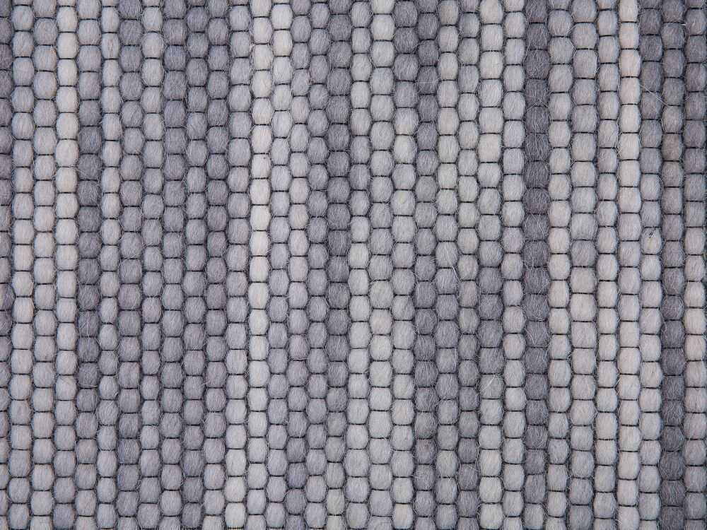 Beliani Kilimas KAPAKLI pilkas 160 x 230 cm vilna