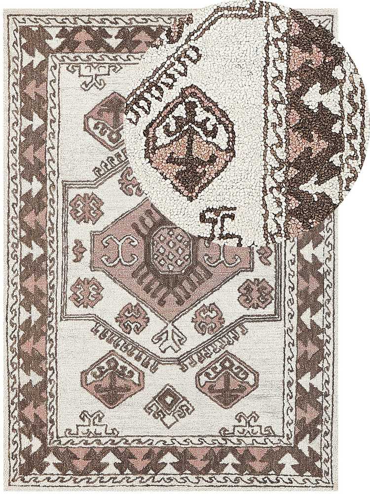 Beliani Kilimas TOMARZA spalvotas 160 x 230 cm vilnonis
