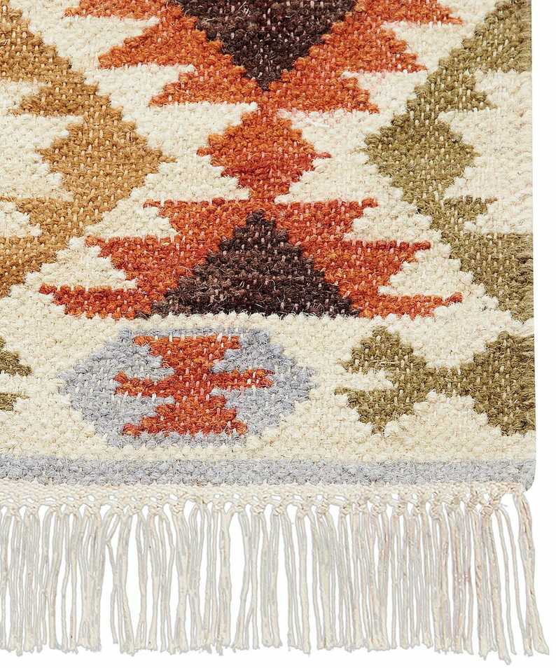 Beliani Kilim kilimas VOSKETAP spalvotas 160 x 230 cm vilnos