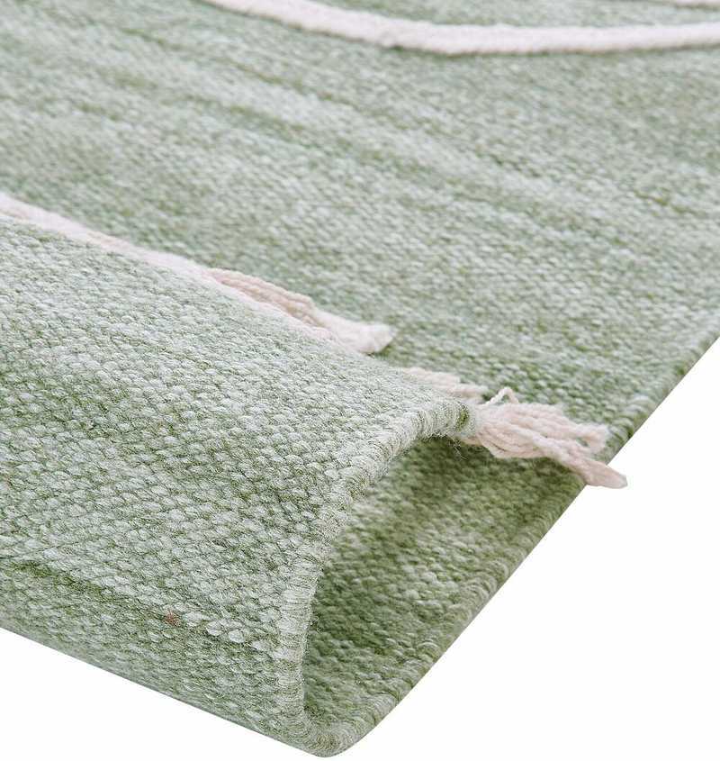 Beliani Lauko kilimas YAVU šviesiai žalias 80 x 150 cm