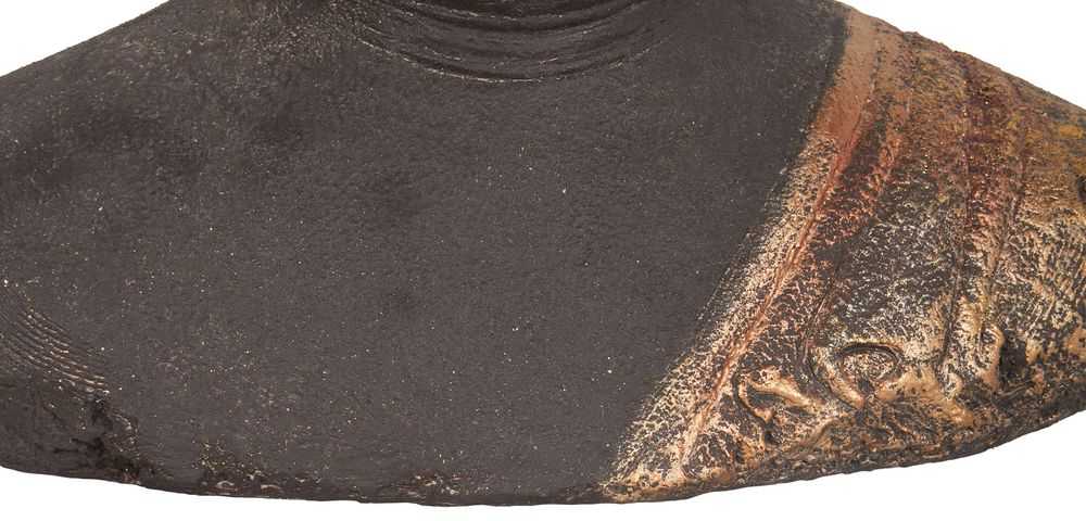 Beliani Dekoracinė figūrėlė Budda CARUM Keramika Juoda