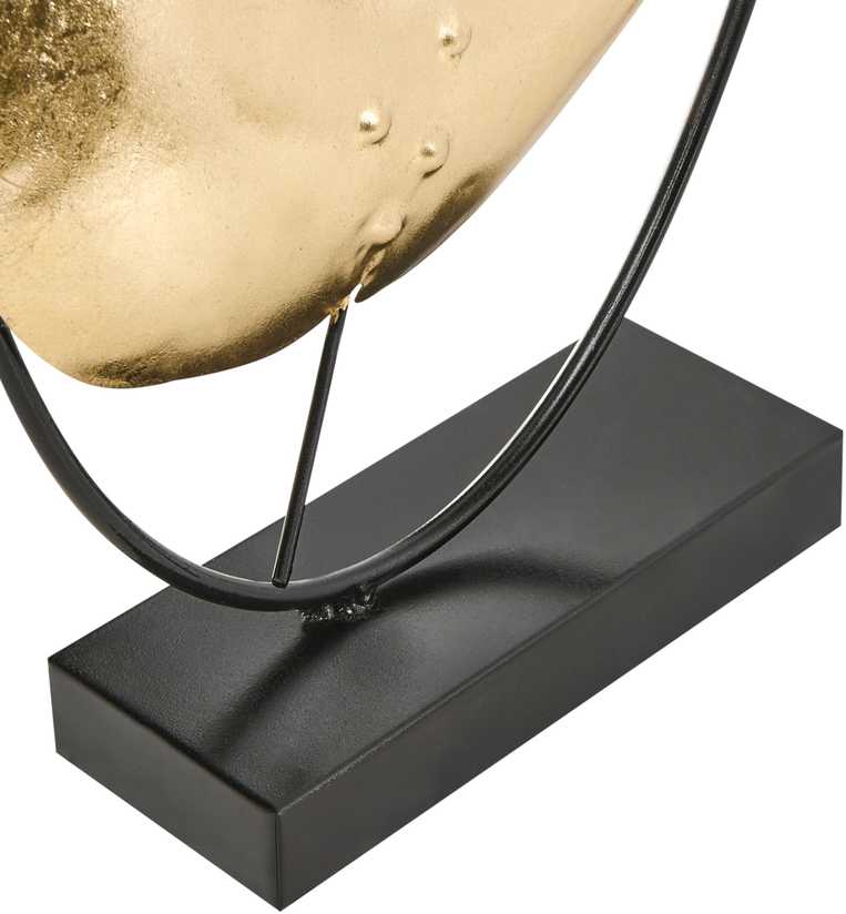 Beliani Dekoracinė figūrėlė LUSK metalinė auksinė