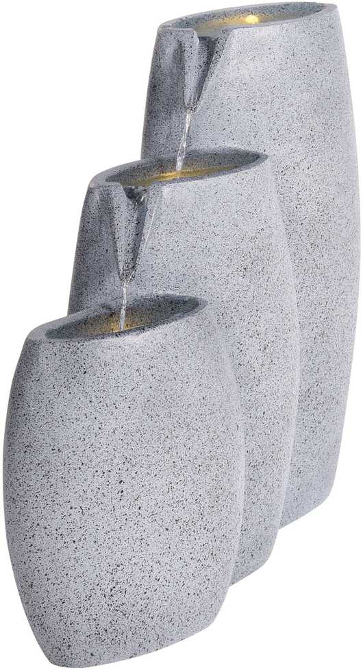 Beliani Sodo fontana LED ARKLE pilka