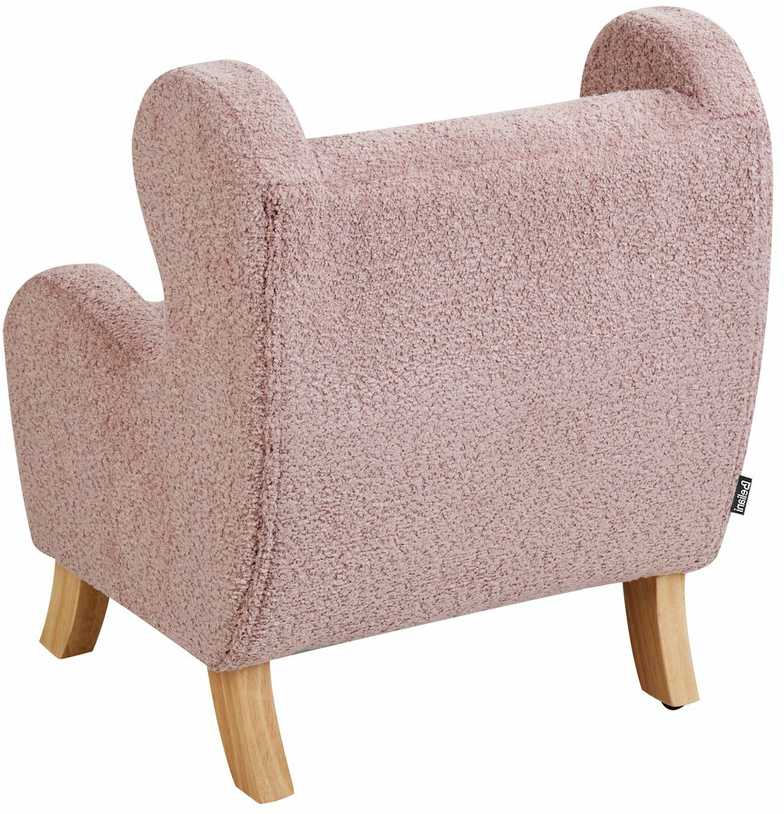 Beliani Vaikiškas fotelis FARUM, boucle, rožinis