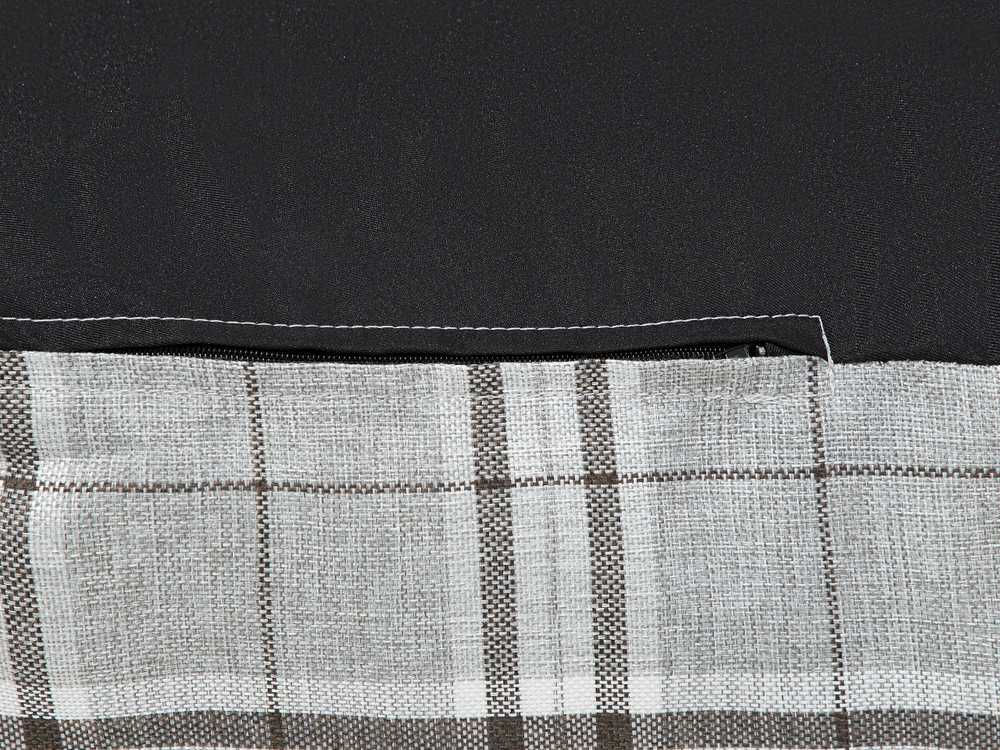 Beliani Sėdmaišis 200 L DROP LINEN 63 cm 75 cm Pilkas