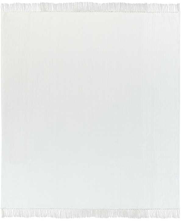 Beliani Koc AMPARA Medvilnė 200 x 220 cm Złamana biel