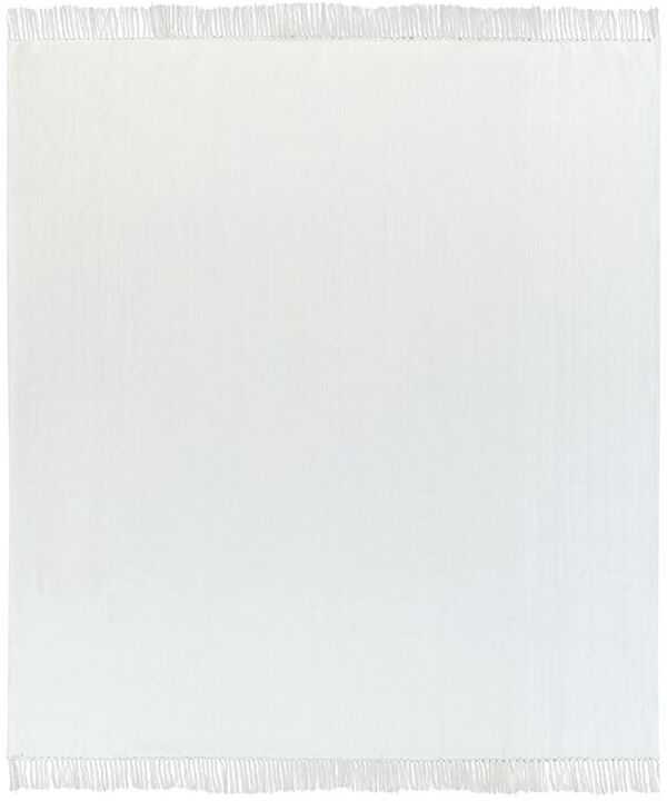 Beliani Koc AMPARA Medvilnė 200 x 220 cm Złamana biel