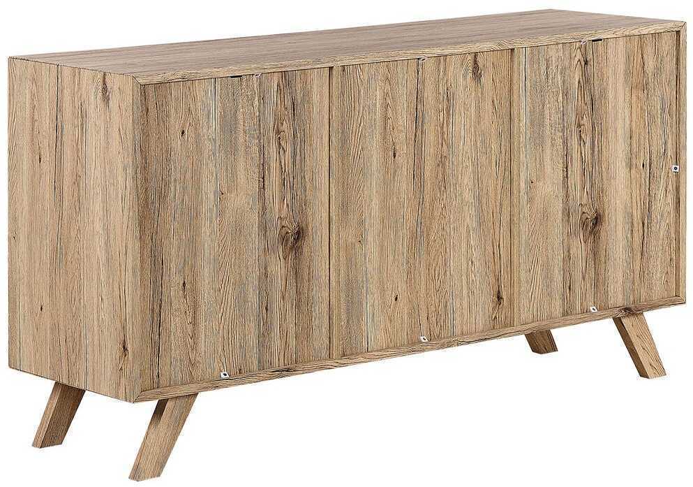 Beliani 2 durų komoda FORESTER ruda/balta