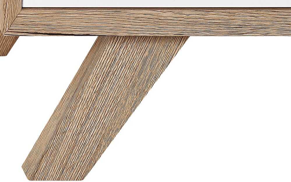 Beliani 2 durų komoda FORESTER ruda/balta