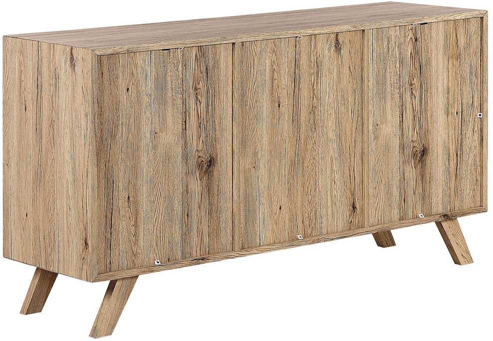 Beliani 2 durų komoda FORESTER ruda/balta