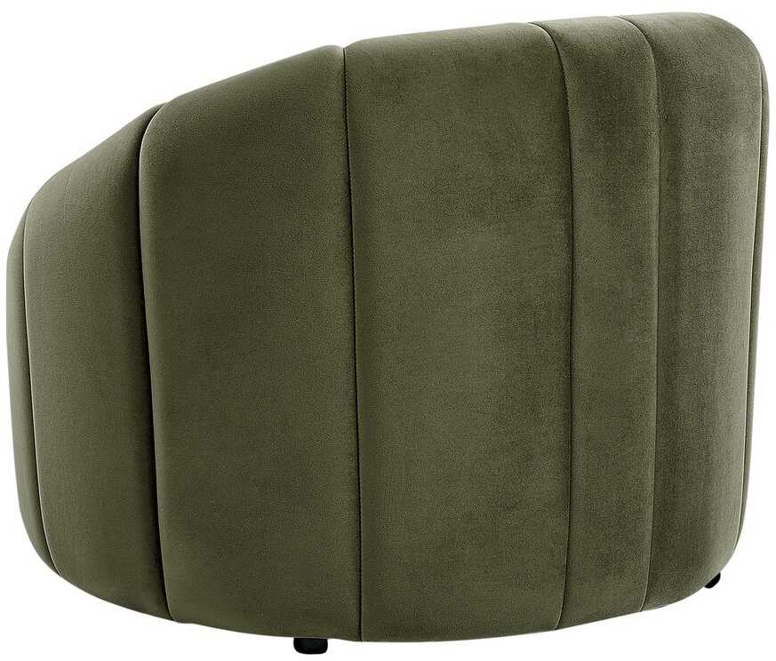 Sofa Beliani MALUNG 6 vietų minkštųjų baldų komplektas, veliūras, tamsiai žalias