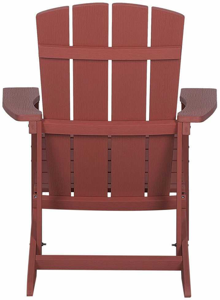 Beliani Sodo kėdė ADIRONDACK Raudona