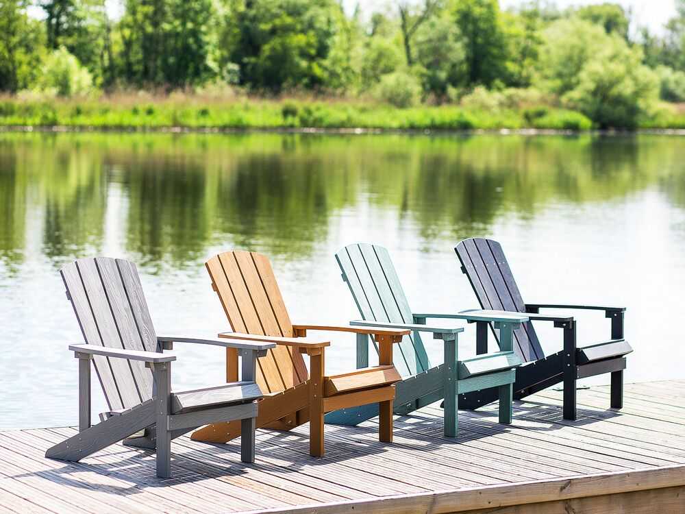 Beliani Sodo kėdė ADIRONDACK turkio spalvos