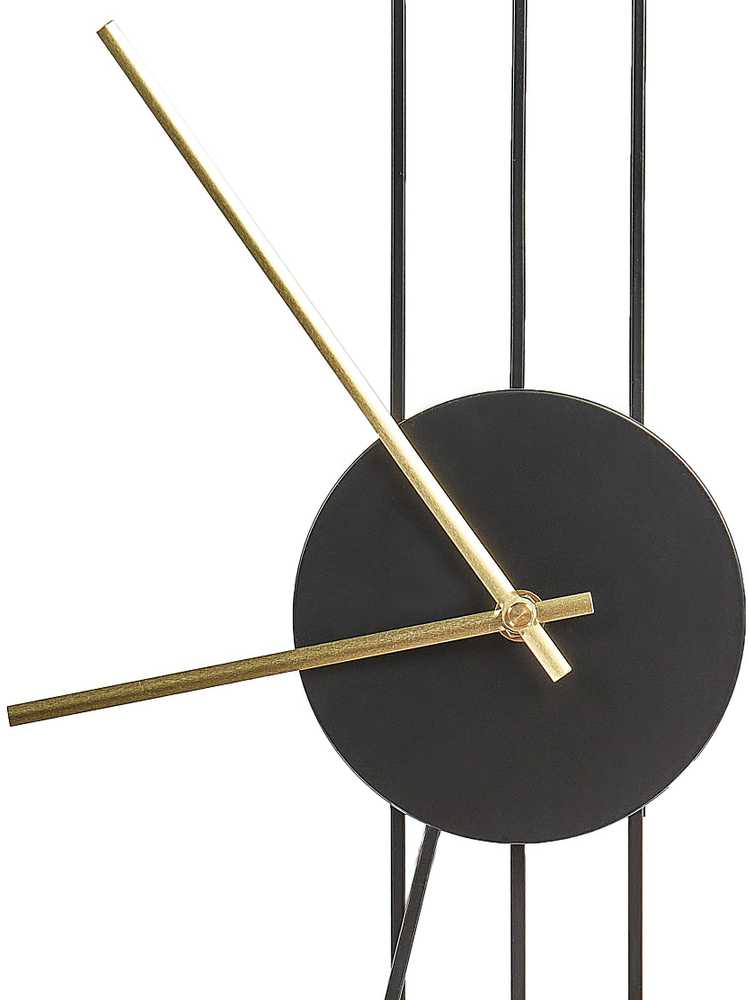 Beliani Sieninis laikrodis ANNIVIERS 44 cm metalinis juodas