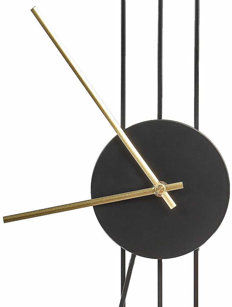 Beliani Sieninis laikrodis ANNIVIERS 44 cm metalinis juodas