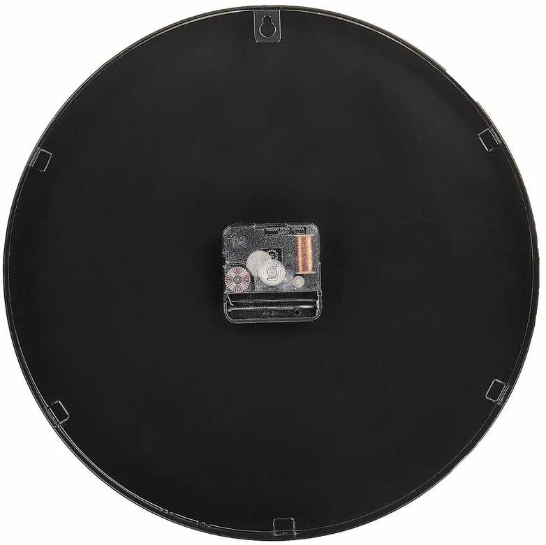 Beliani Sieninis laikrodis CLUSES 30 cm metalinis juodas