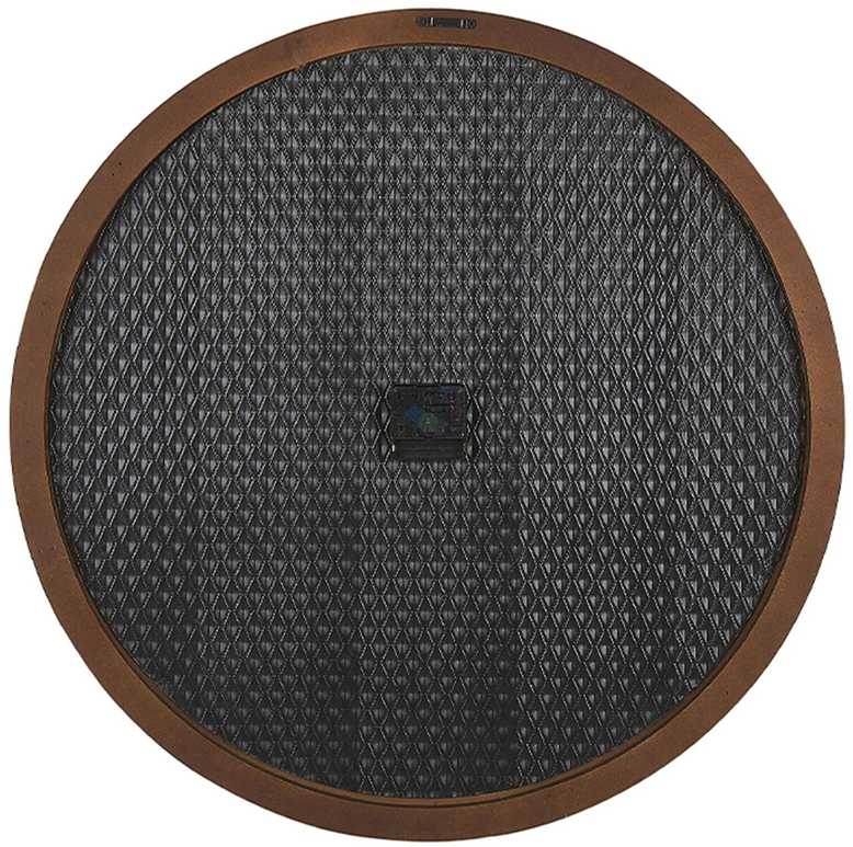 Beliani Sieninis laikrodis CUILCO 60 cm, kėnio mediena, rudas