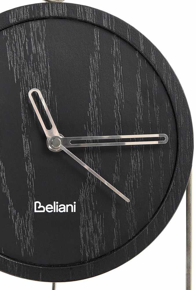 Beliani Sieninis laikrodis SIERRE 20 cm juodas
