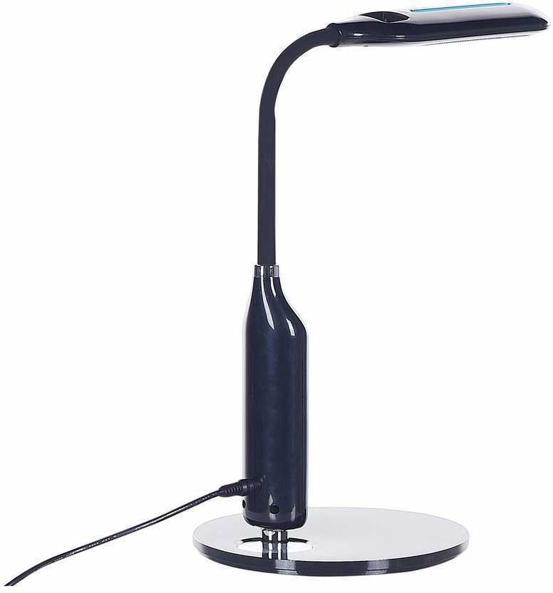 Beliani LED stalinė lempa CYGNUS su reguliatoriumi, metalinė, juoda