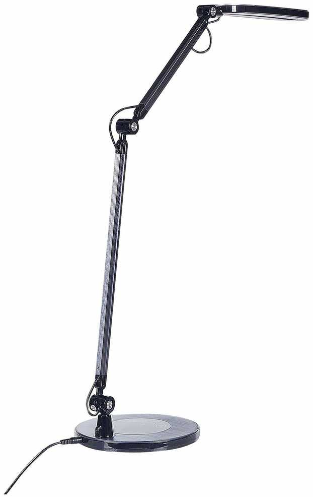 Beliani LED stalinė lempa GRUS su reguliatoriumi, metalinė, juoda