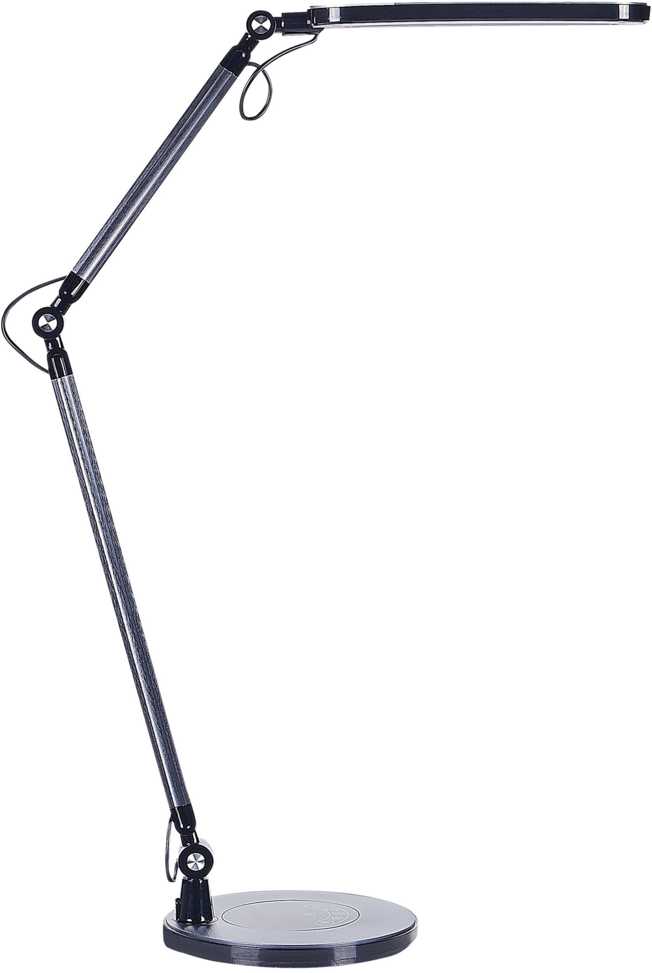 Beliani LED stalinė lempa GRUS su reguliatoriumi, metalinė, juoda