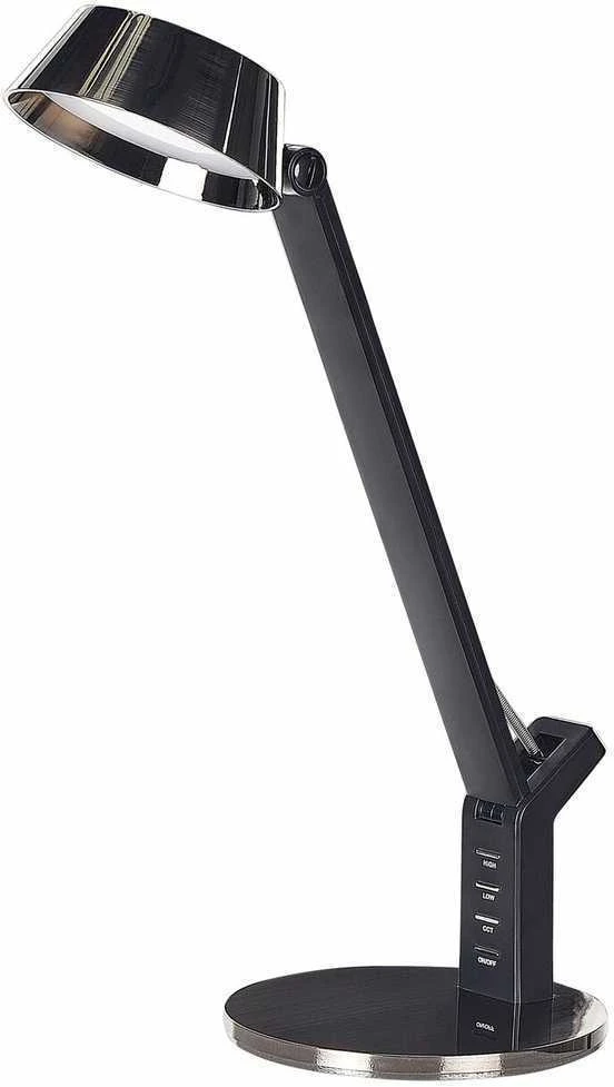 Beliani LED stalinė lempa CHAMAELEON su USB jungtimi, metalinė, žalvario spalvos