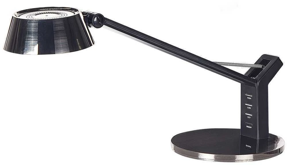 Beliani LED stalinė lempa CHAMAELEON su USB jungtimi, metalinė, žalvario spalvos