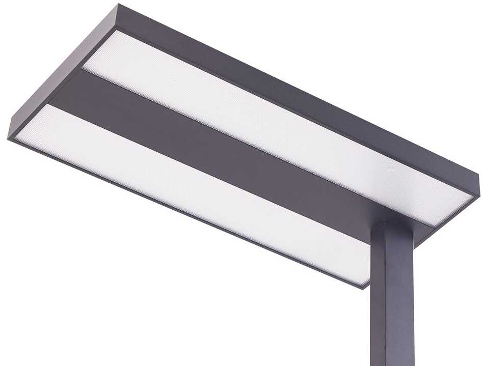 Beliani LED toršeras TAURUS su reguliatoriumi, metalinis, juodas