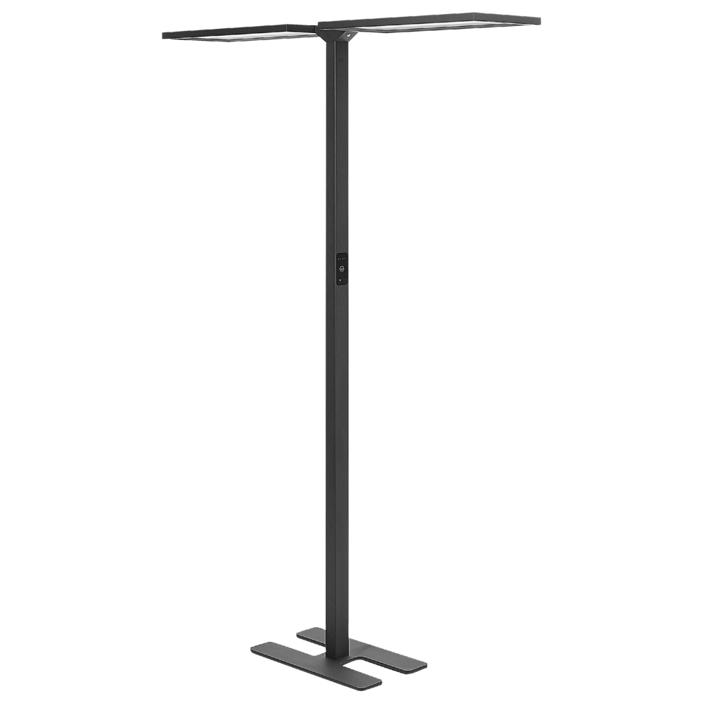 Beliani LED toršeras SCULPTOR su judesio jutikliu, metalinis, juodas