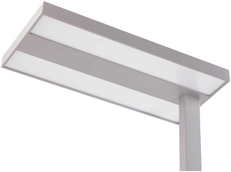 Beliani LED toršeras TAURUS su reguliatoriumi, metalinis, sidabrinis