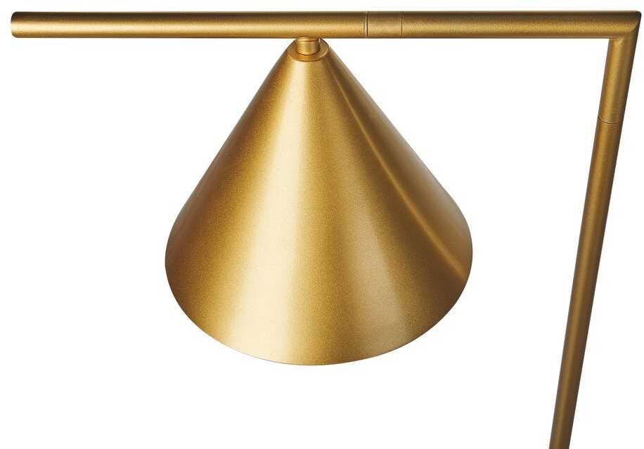 Beliani Grindinis šviestuvas MOCAL metalinis auksinis