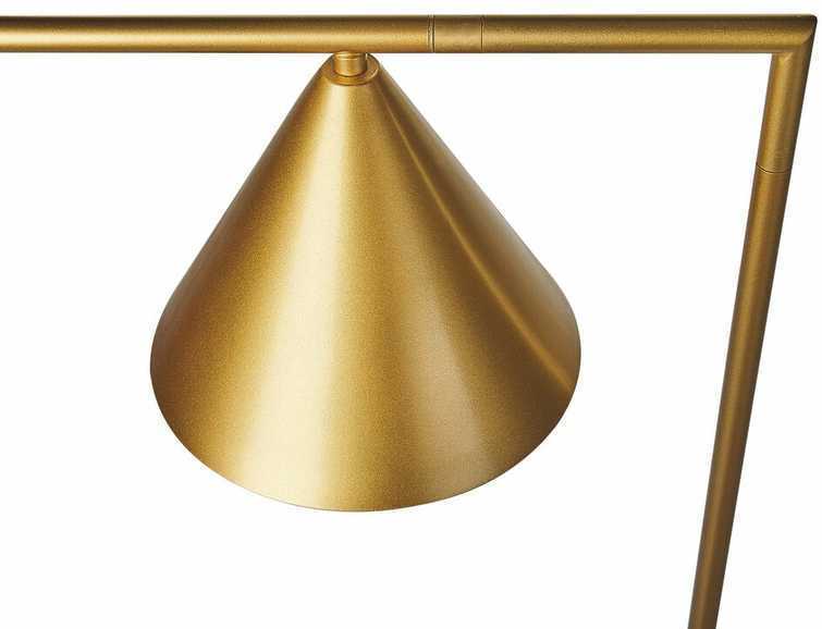 Beliani Grindinis šviestuvas MOCAL metalinis auksinis