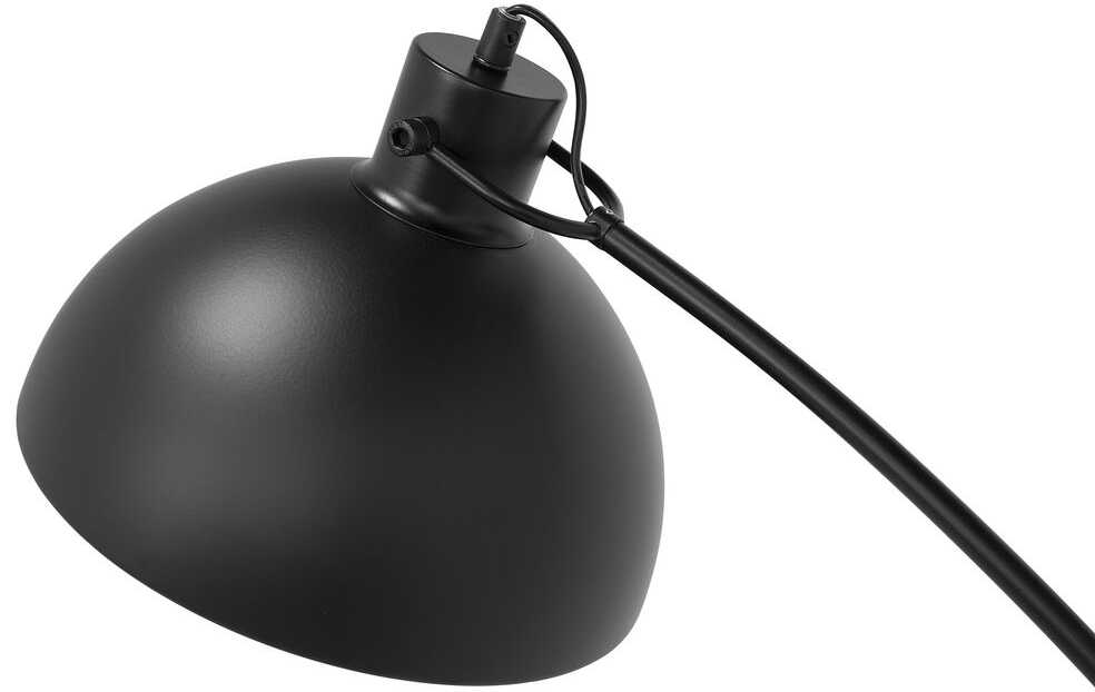 Beliani Grindinis šviestuvas DINTEL metalinis juodas