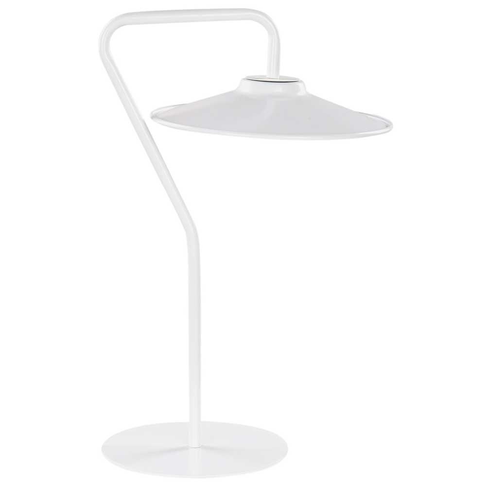 Beliani LED stalo lempa GALETTI metalinė balta
