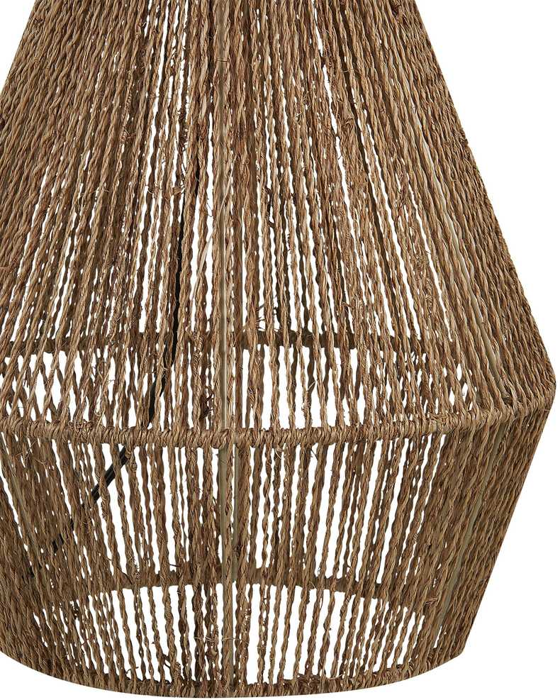 Beliani Stalinė lempa MALEWA, popieriaus pynė, natūrali