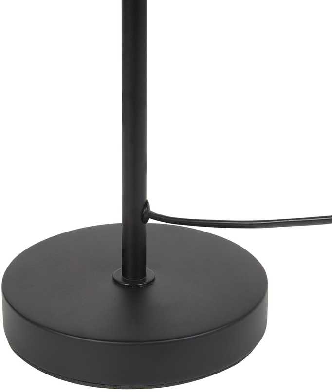 Beliani Stalinis šviestuvas MOMBA, popierinė pynė, juodas