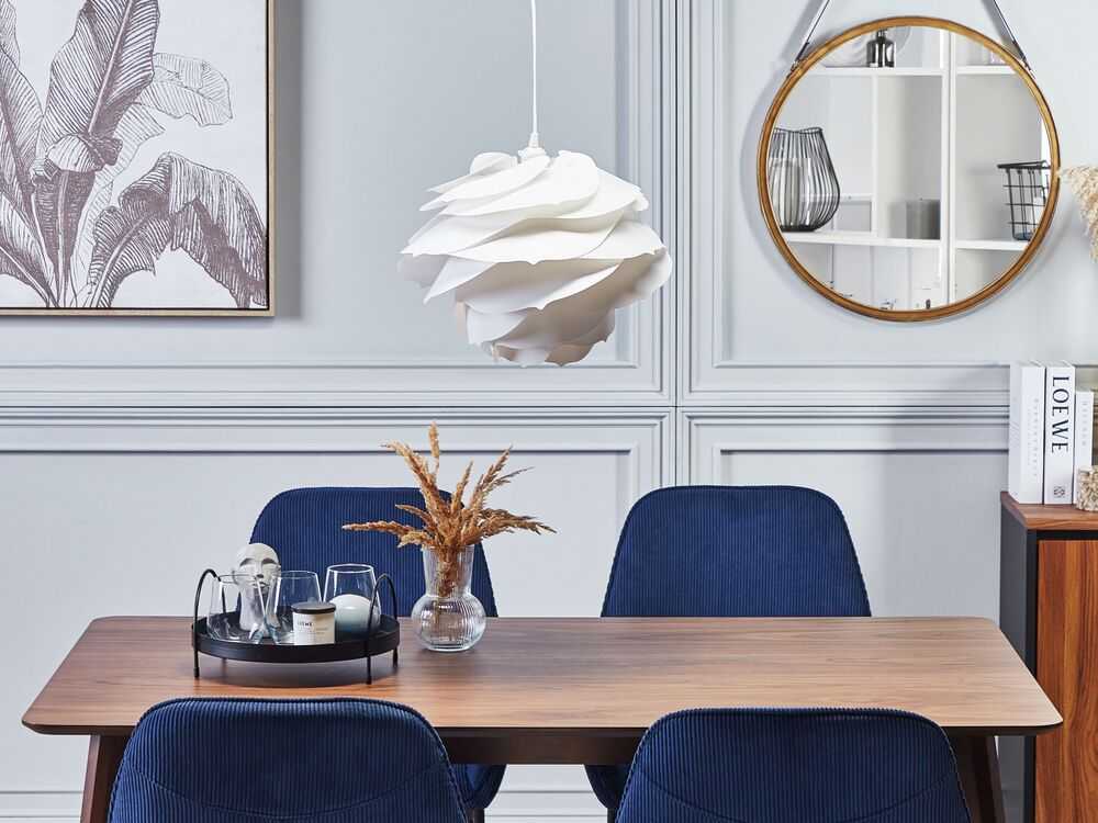 Beliani Pakabinamas šviestuvas NILE, baltas