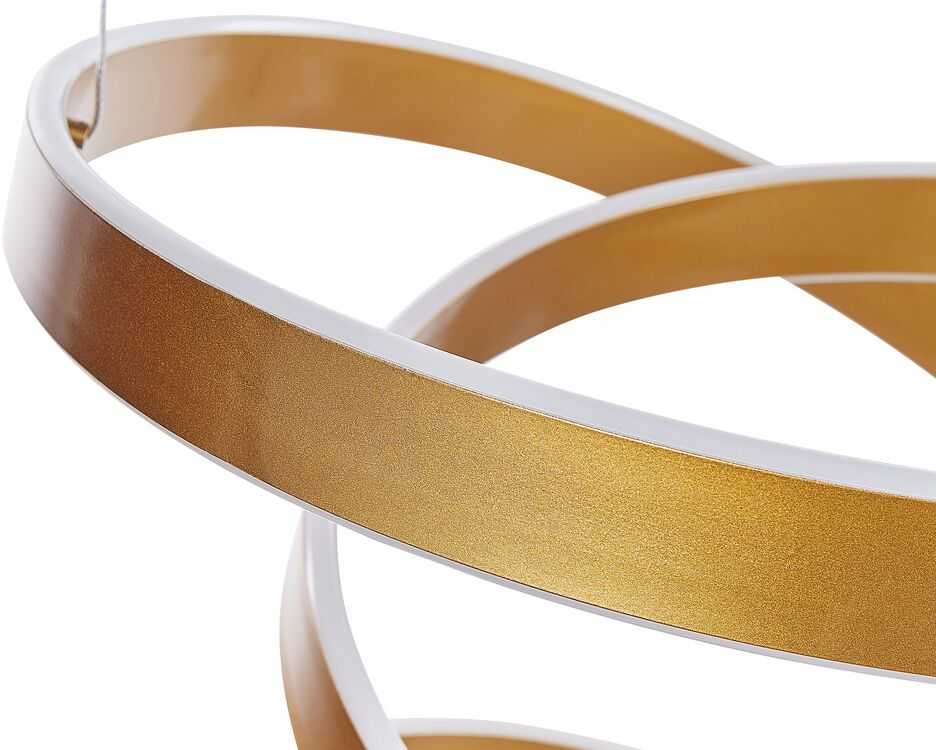 Pakabinamas šviestuvas Beliani Pakabinamas LED šviestuvas WANLI metalinis auksinis