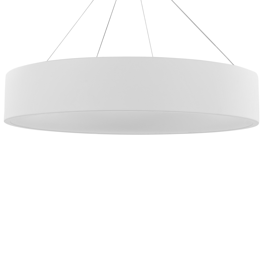 Beliani LED pakabinamas šviestuvas LENYA, metalas, baltas