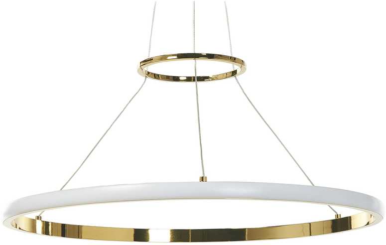 Pakabinamas šviestuvas Beliani Pakabinamas LED šviestuvas TANO metalinis auksinis