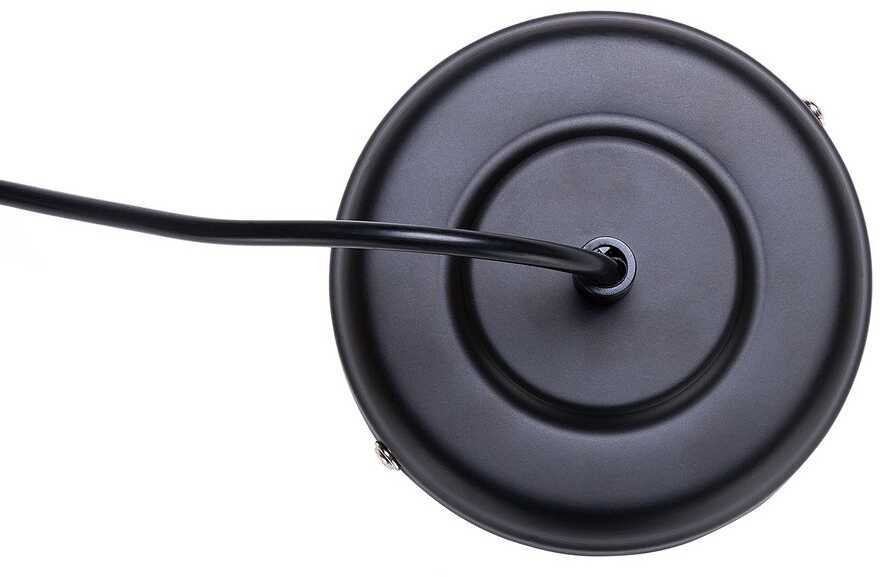 Beliani Pakabinamas šviestuvas PADMA, metalinis, juodas