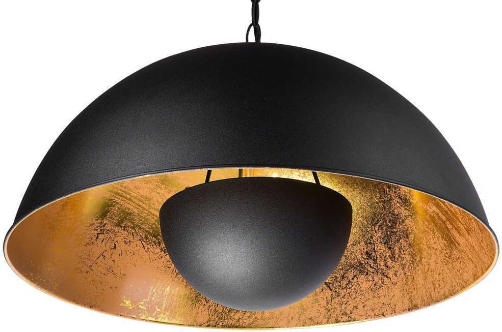 Pakabinamas šviestuvas Beliani Pakabinama lempa THAMES Metalas Juoda