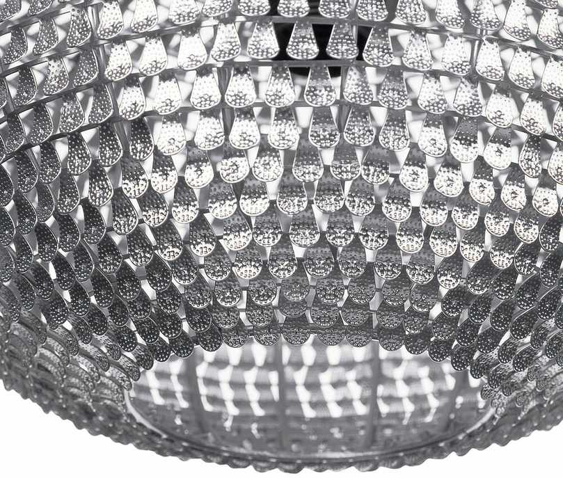 Beliani Pakabinamas šviestuvas REINE metalinis sidabrinis