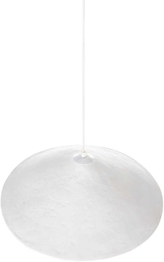 Beliani Pakabinamas šviestuvas PORONGOS Papier-mâché baltas