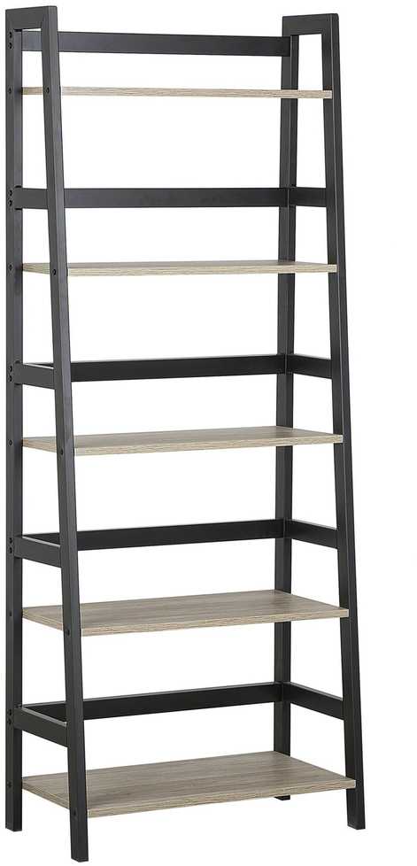 Beliani 5 lentynų stovas CROYDON 163 cm juodas