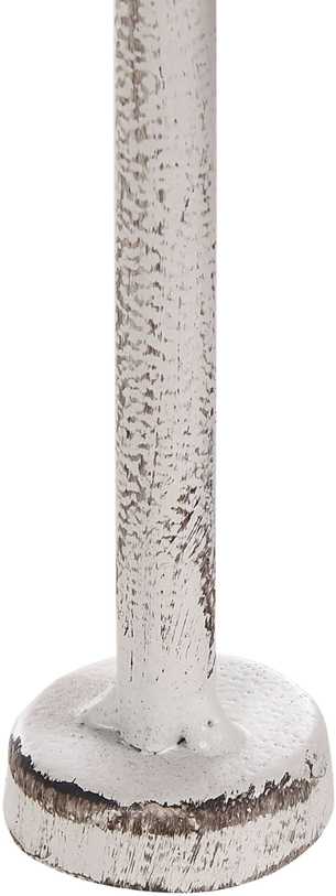 Beliani Kampinė lentyna BIELLA metalinė 158 cm 35 cm balta