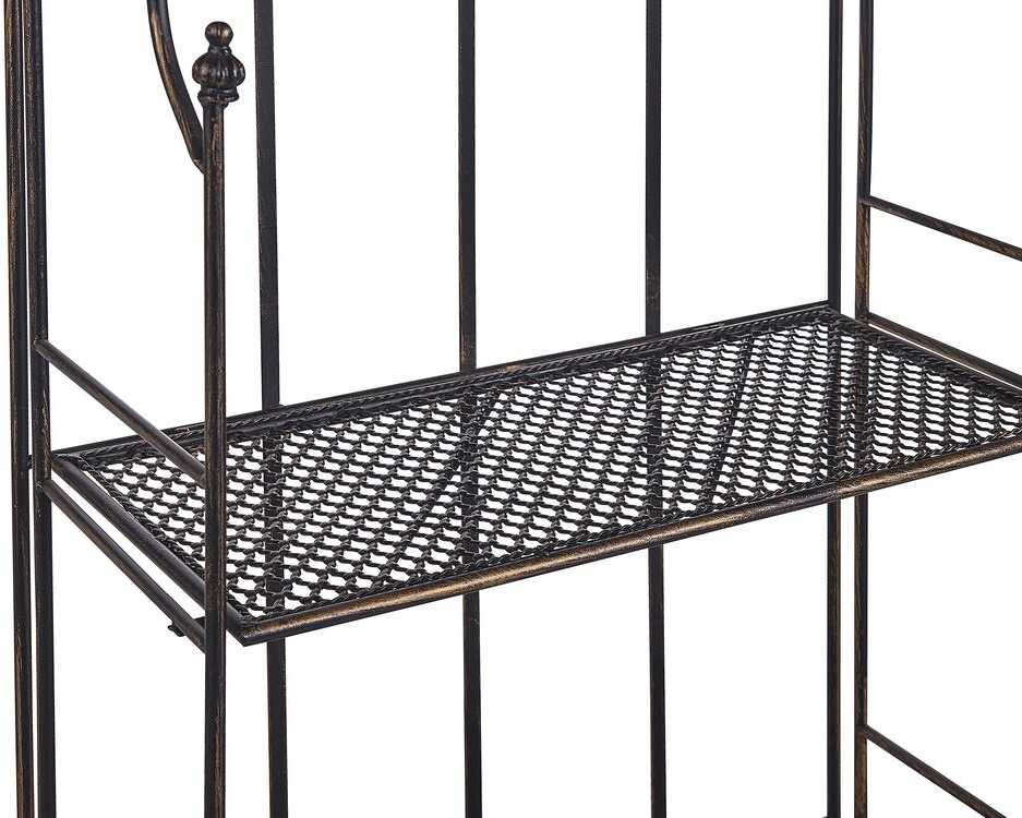 Beliani Lentyna ISERNIA metalinė 155 cm 61 cm juoda