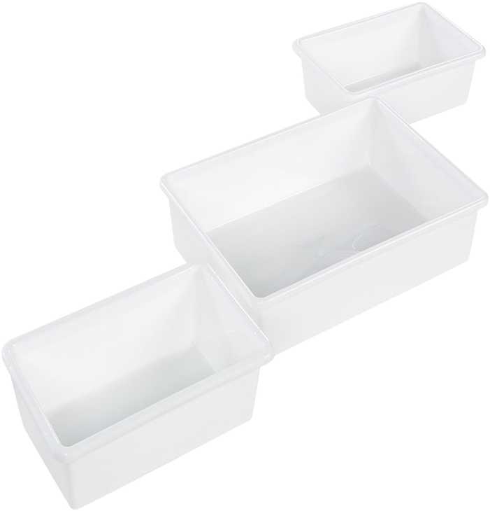 Beliani Lentyna su 9 dėžutėmis COLLIE 78 cm pilka